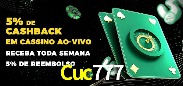 Promoções do cassino ao Vivo Cuc777